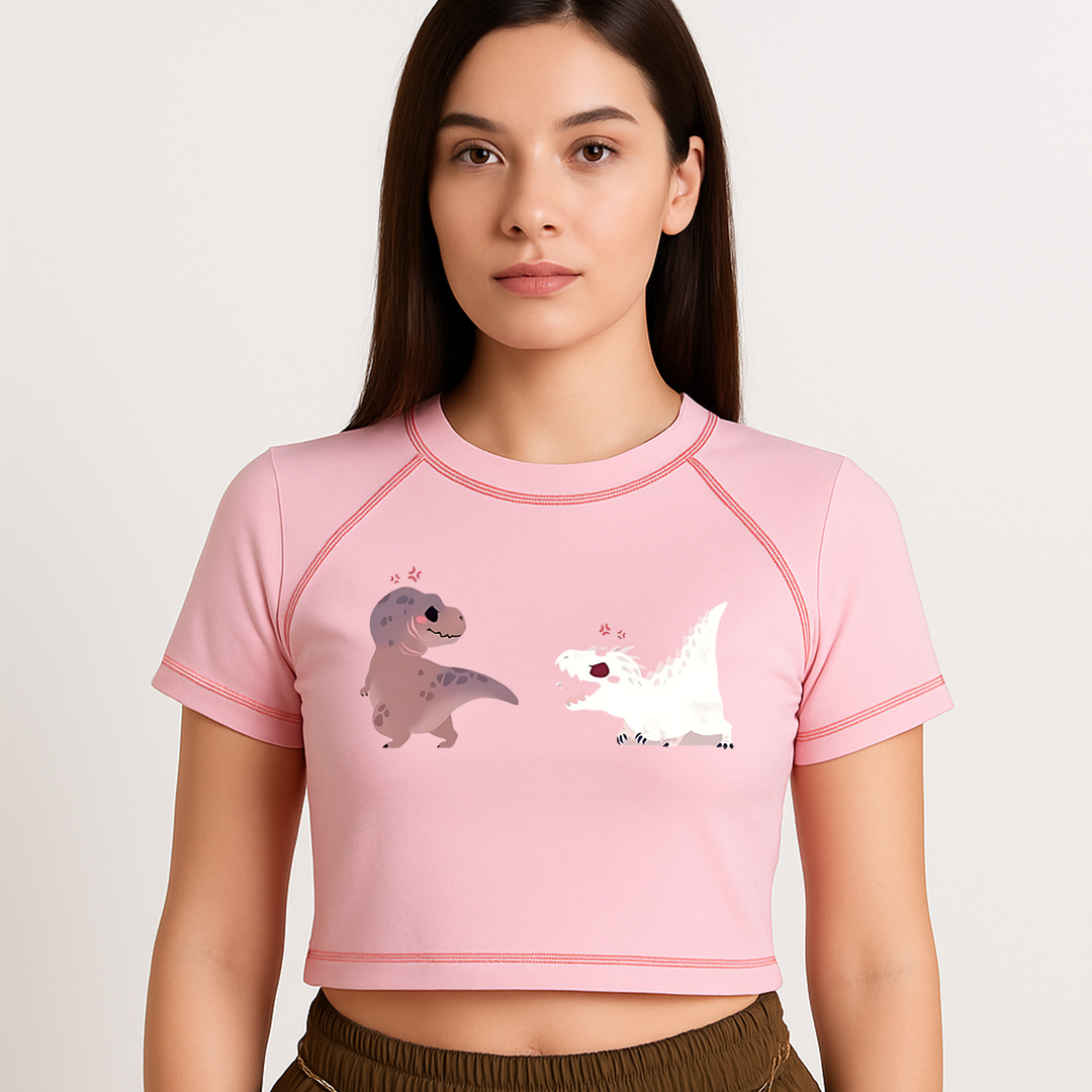 "The Dinos" Crop Tee