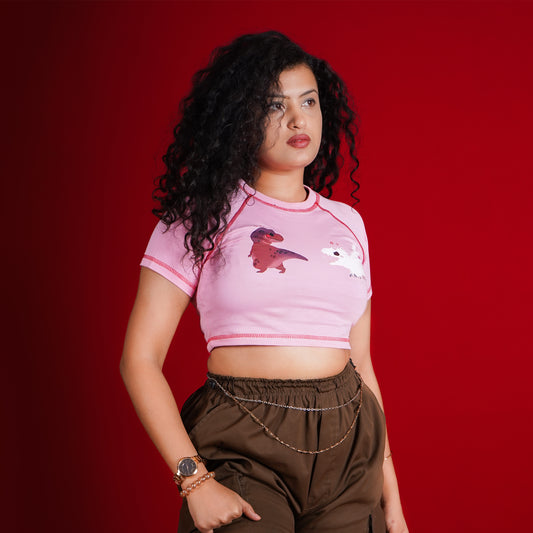 "The Dinos" Crop Tee